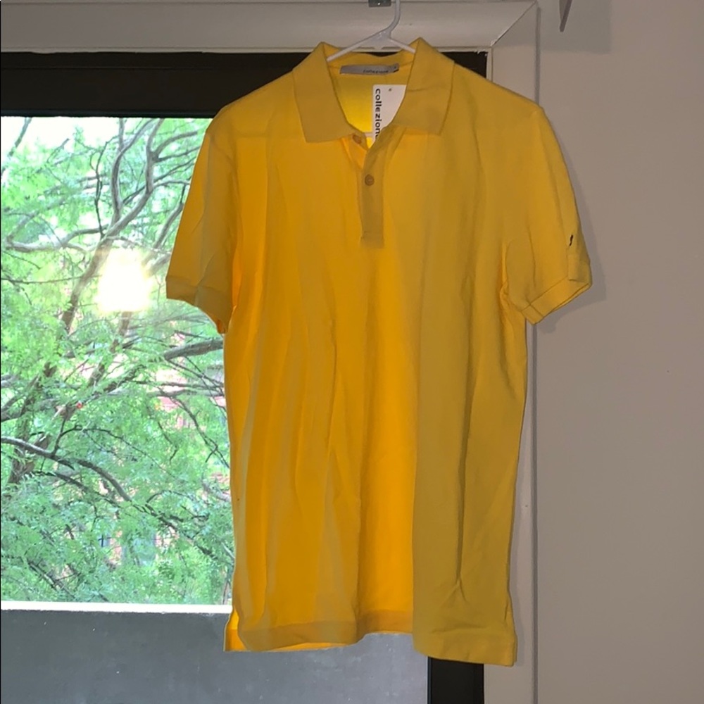 yellow polo